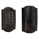 Schlage Camelot Aged Bronze Smart Wifi Deadbolt With Alarm. Fixed Price $219.99.