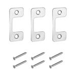 3 Pcs Adjustable Strike Plate For Exterior Doors Home Rental Security Deadbolt. Fixed Price $16.04.