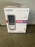 Lockly 7S Satin Nickel Single-cylinder Deadbolt Smart. Fixed Price $100.00.