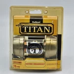 Kwikset Titan 785 Double Cylinder Deadbolt Lock Satin Nickel Ansi Grade 2 Brass. Fixed Price $69.27.