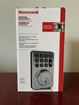 Honeywell Digital Deadbolt W/ Electronic Keypad Satin Nickel 8714009 New. Fixed Price $30.00.