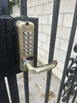 Keyless Double Side Entry Mechanical Push Button Code Combination Gate Door Lock. Fixed Price $82.99.