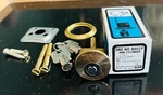 New-taylor Rim Cylinder Brass No. B602P. Fixed Price $8.50.