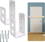Heavy Duty 2X4 Door Barricade Brackets - Secure Kick Proof Support To 700LBS. Fixed Price $38.43.