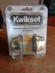 Kwikset 665 Double Cylinder Deadbolt Polished Brass, Keyed Both Sides. Fixed Price $24.99.