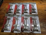 Door Guard 807007 Anvil Mark Satin Nikel Finish. Fixed Price $10.00.
