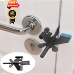 Original Trustella Heavy-duty Portable Door Single Lock, Black. Fixed Price $18.98.
