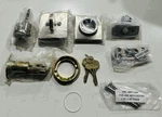 Baldwin Contemporary Round Single Cylinder Keyed Entry Deadbolt, Satin Nickel. Fixed Price $40.00.