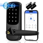 Smart Door Handle With Lock, Upgraded Keypad Fingerprint Locks, Keyless .... Fixed Price $81.31.