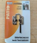 Defender Security 9846 Patio Door Lock, Loop Nickel Plated. Fixed Price $8.96.