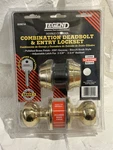 Legend Deadbolt And Entry Locket 809014 Polished Brass Finish With Keys. Fixed Price $24.99.