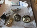 New Nos Door Lock Deadbolt Brass # 4109 Keyed Classic Vintage Auxiliary 7A. Fixed Price $24.50.