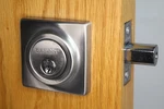 Defiant Single Cylinder Deadbolt Satin Nickel 1009429110 #9AO. Fixed Price $6.99.