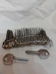 Hy-ko Cylinder Blank Key, Nickel-plated 25 Pack. Fixed Price $11.88.