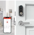 New - Smart Fingerprint Door Lock Set, Hornbill Keypad Deadbolt With Handle. Fixed Price $79.00.