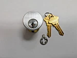 Gms 1-1/8" Brass Mortise Cylinder Schlage With Yale & A/r Cam, Keyed Different. Fixed Price $7.49.
