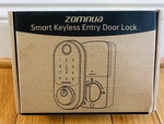 Zomnua Smart Door Lock Fingerprint Deadbolt Black. Fixed Price $79.99.