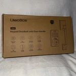 Ulecoce Fingerprint Keypad Deadbolt With Handle Set, Keyless Entry Door Lock. Fixed Price $100.00.