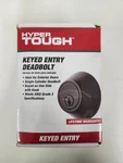 Hyper Tough 1754502 Keyed Entry Single Cylinder Deadbolt Oil-rubbed Bronze. Fixed Price $19.99.
