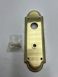 Baldwin Interior Escutcheon 6791.044.KC For Knob And Cylinder Satin Brass. Fixed Price $134.23.