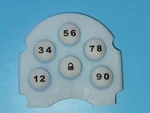 Kwikset 909, 910,911,912 Key Pad Number Silicone Rubber Clear White Replacement. Fixed Price $16.76.