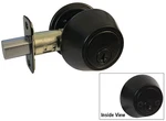 Matte Black Finish Double Cylinders Deadbolt Door Locks Kwikset Keyway. Fixed Price $19.95.