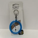Nite Ize Band-it Stretch Wristband, Keychain With S-biner Clip, Blue. Fixed Price $6.99.