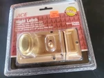 Ace Night Latch Automatic Key Access Lock Outdoor Indoor Turn 5405584. Fixed Price $14.50.