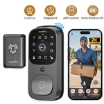 Arpha Keyless Fingerprint Smart Lock Wi-fi Video Camera+doorbell+door. Fixed Price $169.99.
