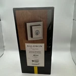 Baldwin Prestige Series Square Satin Nickel Finish 93800-013. Fixed Price $37.00.