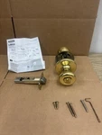 Kwikset Bed Bath Door Knob Polished Brass Finish 93001-870 Missing Parts. Fixed Price $10.99.