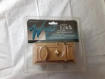 New Wright Products Night Lock Brass Finish Security Turn W/ Hardware V380B. Fixed Price $9.50.