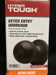 Hyper Tough Keyed Entry Doorknob Matte Black. Fixed Price $11.20.