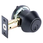 Universal Hardware Industrial Duty Commercial Single Cylinder Deadbolt- Black.. Fixed Price $21.00.
