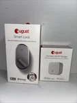August Smart Lock Silver And Connect Wi Fi Bridge New Open Box Door Security. Fixed Price $120.00.