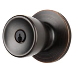 Brinks Mobile Home Keyed Entry Classic Bell Style Doorknob, Tuscan Bronze Finish. Fixed Price $23.96.