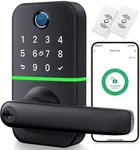 Keypad Smart Door With Handle Keyless Entry Fingerprint Lock, App Control. Fixed Price $79.00.