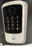 Defiant Hubspace Satin Nickel Biometric Fingerprint Electronic Touchpad Deadbolt. Fixed Price $49.95.