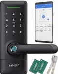 Yamiry Smart Door Lock Lever Handle Biometric Fingerprint App Control Keyles H1B. Fixed Price $49.99.