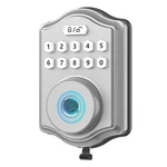 52HZ Fingerprint Door Lock, Keyless Entry With Code, Voice Silver. Fixed Price $47.99.