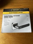 Defiant Electronic Lever Door Lock With Biometric Fingerprint Deadbolt Nickel. Fixed Price $50.00.