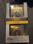 Defiant Deadbolt Single Cylinder Grade 3 Satin Brass Keyed 1007 789 924. Fixed Price $20.32.