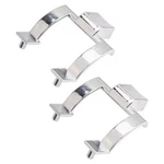 Towel Bar Brackets Set Shower Door Handle Replacement Zinc Alloy Chrome Pull. Fixed Price $20.71.