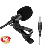 Sujeetec Lavalier Mic Lapel Condenser 3.5MM Screw Lock. Fixed Price $27.99.