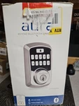 Kwikset Aura Bluetooth Smart Lock Satin Nickel (99420-001). Fixed Price $54.99.