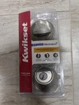 Kwikset 96600-669 Single Cylinder Deadbolt Satin Nickel New. Fixed Price $19.95.