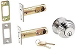 Emtek 8455US26 Solid Brass Single Cylinder Low Profile Deadbolt Polished Chrome. Fixed Price $89.19.