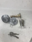 Dormakaba Single Cylinder Deadbolt Lock Satin Chrome Finish. Fixed Price $18.99.