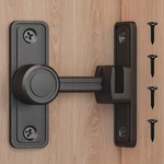 Barn Door Privacy Latch, 90 /180 Swing Slide Lock, Zinc-alloy, Adhesi. Fixed Price $29.98.
