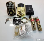 Weiser Smartcode 10 Traditional Brass Touchpad Electronic Deadbolt Zigbee. Fixed Price $57.81.